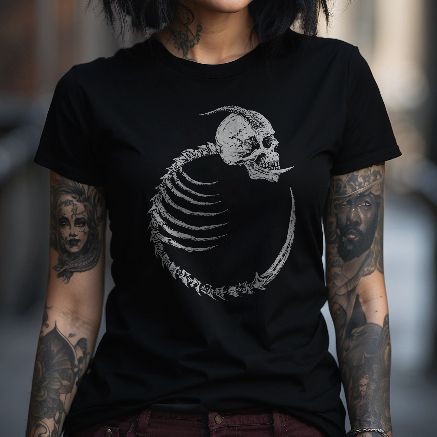 Devil Human Skeleton T-shirt