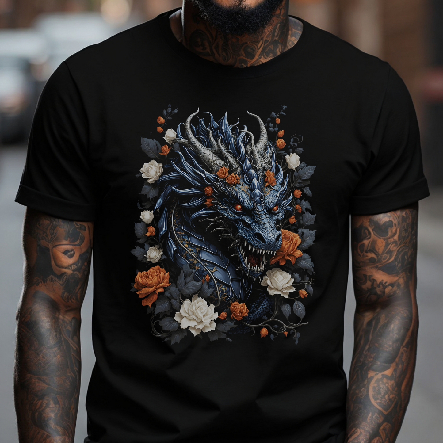 Dragon Flowers T-Shirt