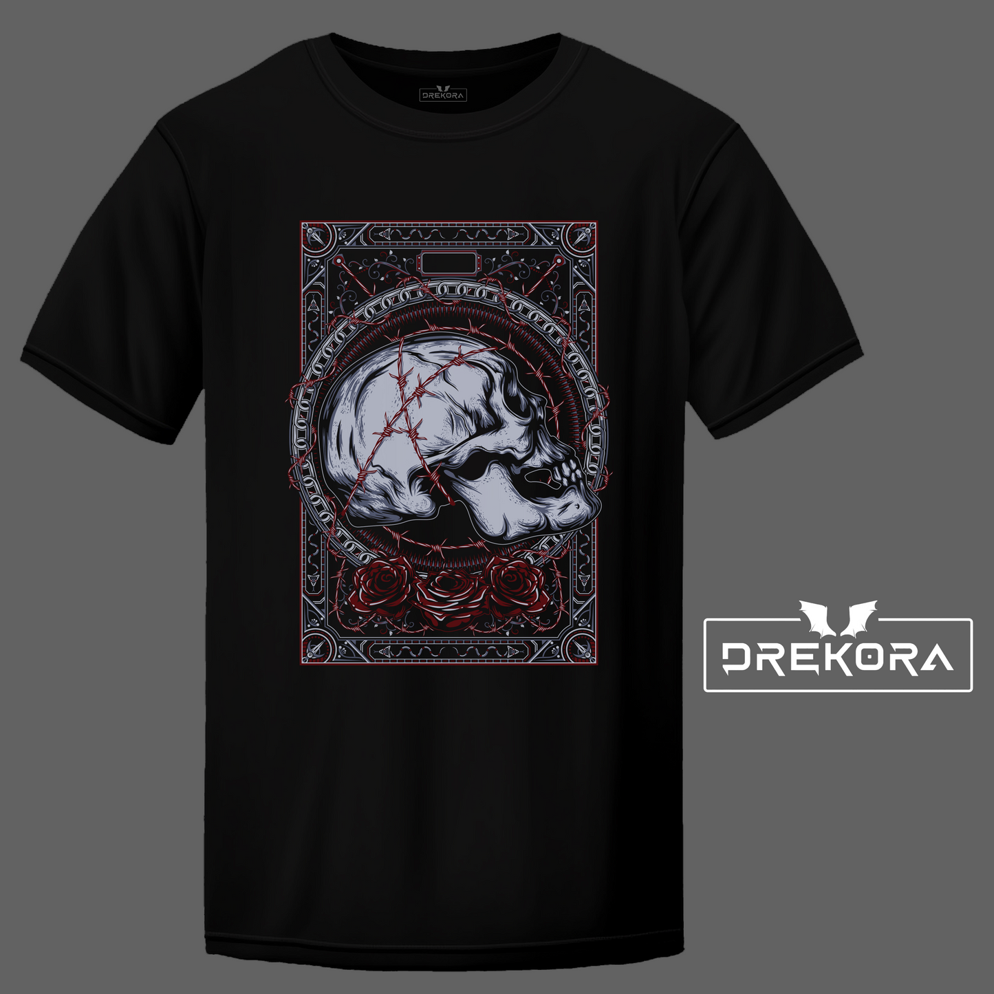 Entangled Skull Head T-shirt