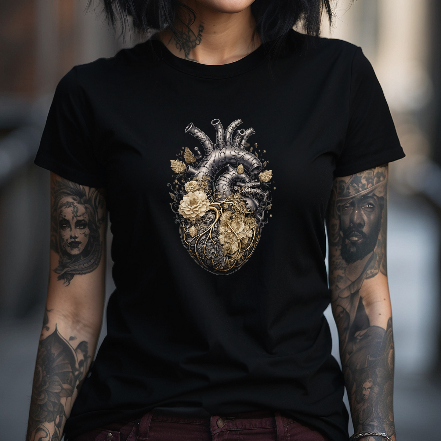 Floral Heart T-Shirt