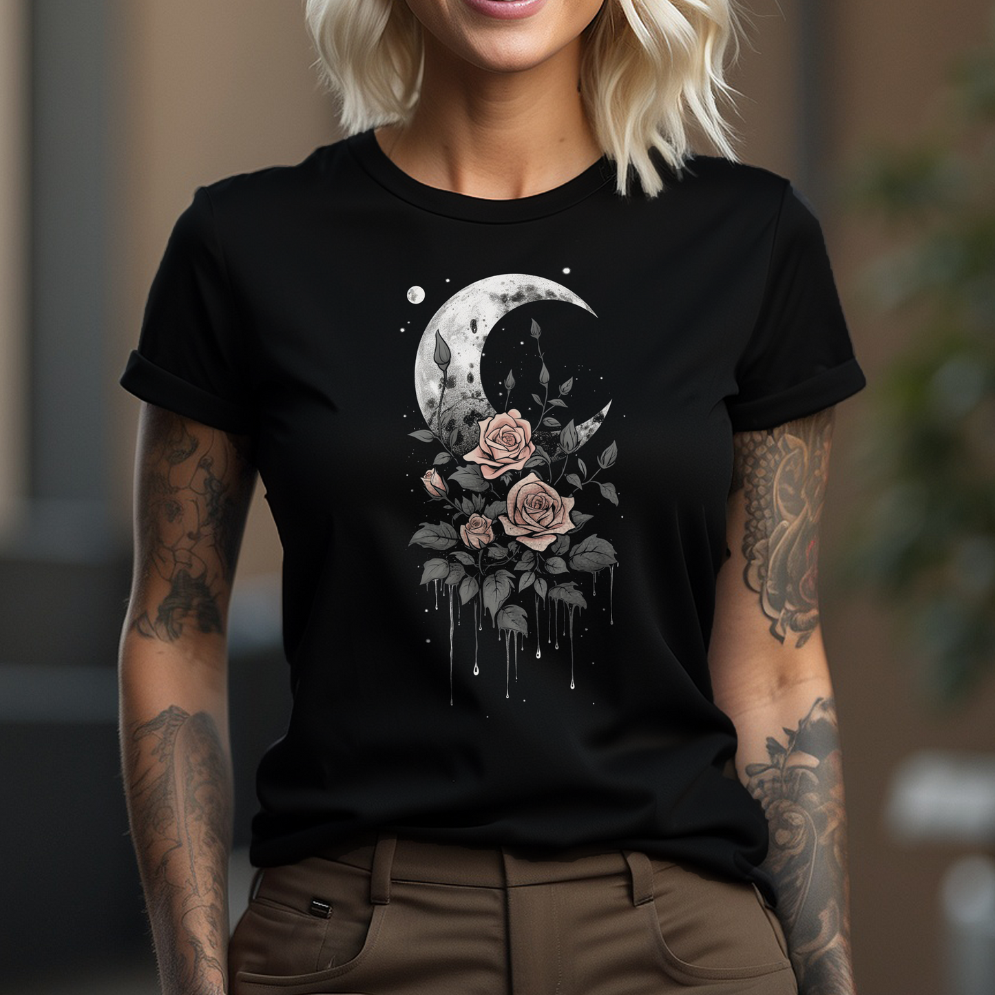 Moon & Flowers T-Shirt