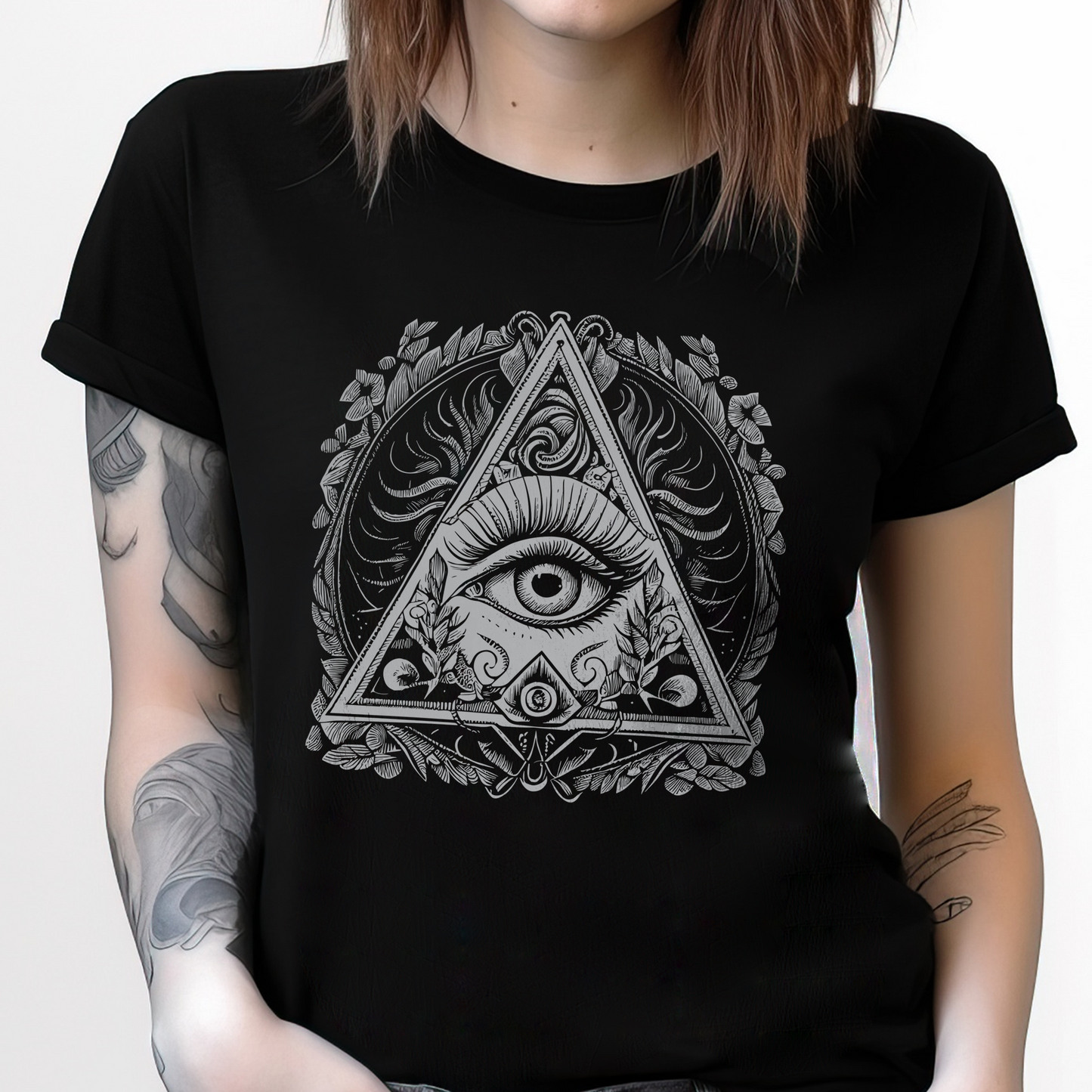 Illuminati Eye Art T-Shirt