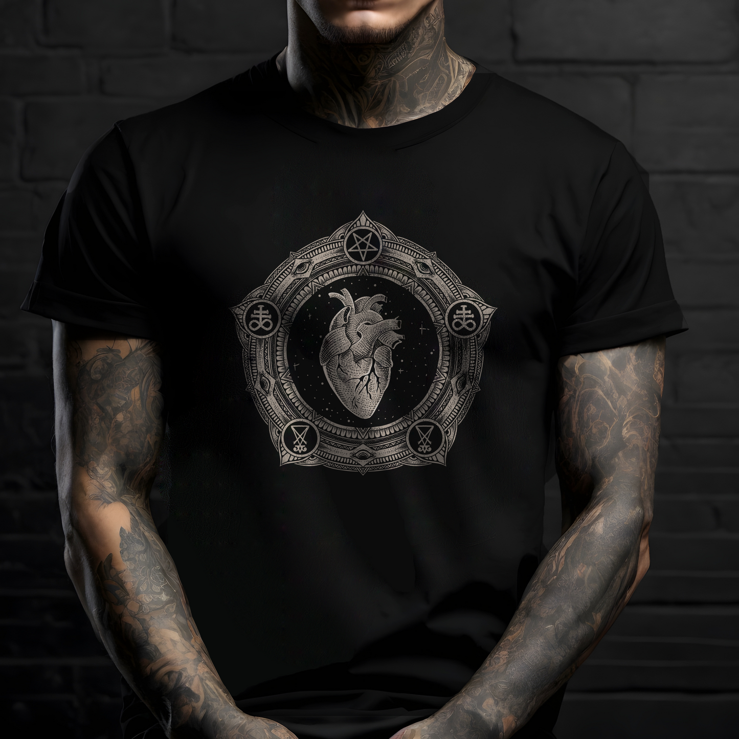 Sacred Human Heart T-shirt