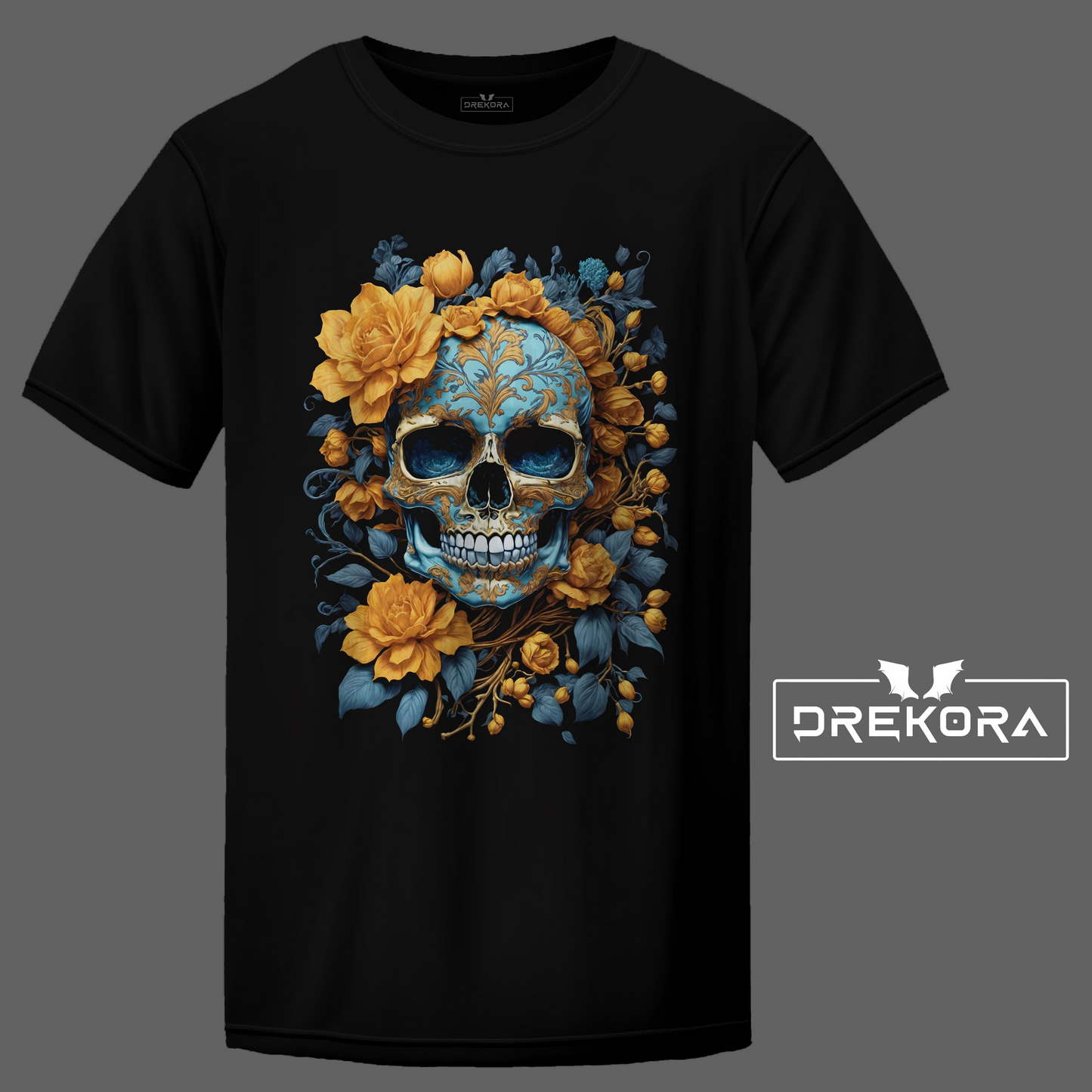 Floral Skull T-Shirt