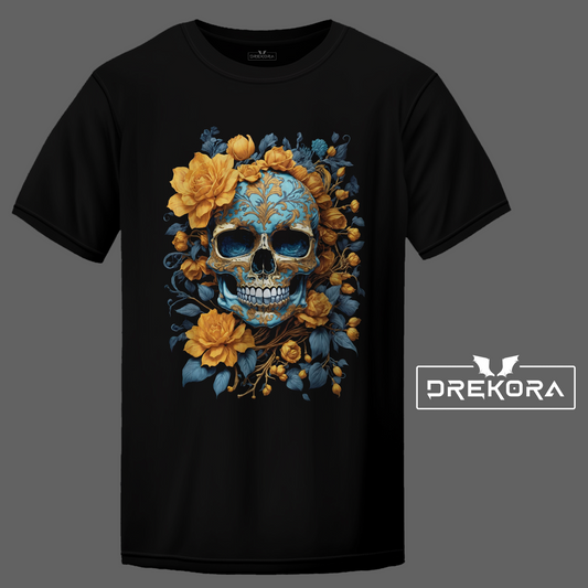 Floral Skull T-Shirt