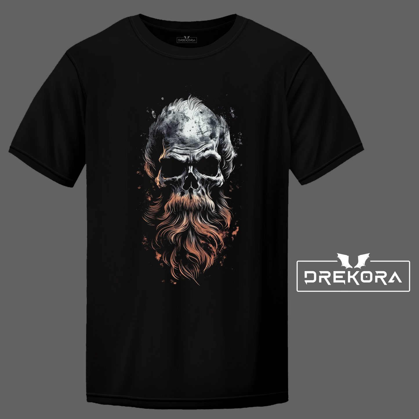 Skull Horror Illustration T-Shirt