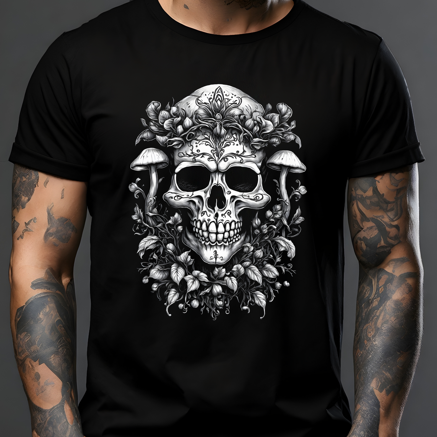 Mushroom Skull T-Shirt