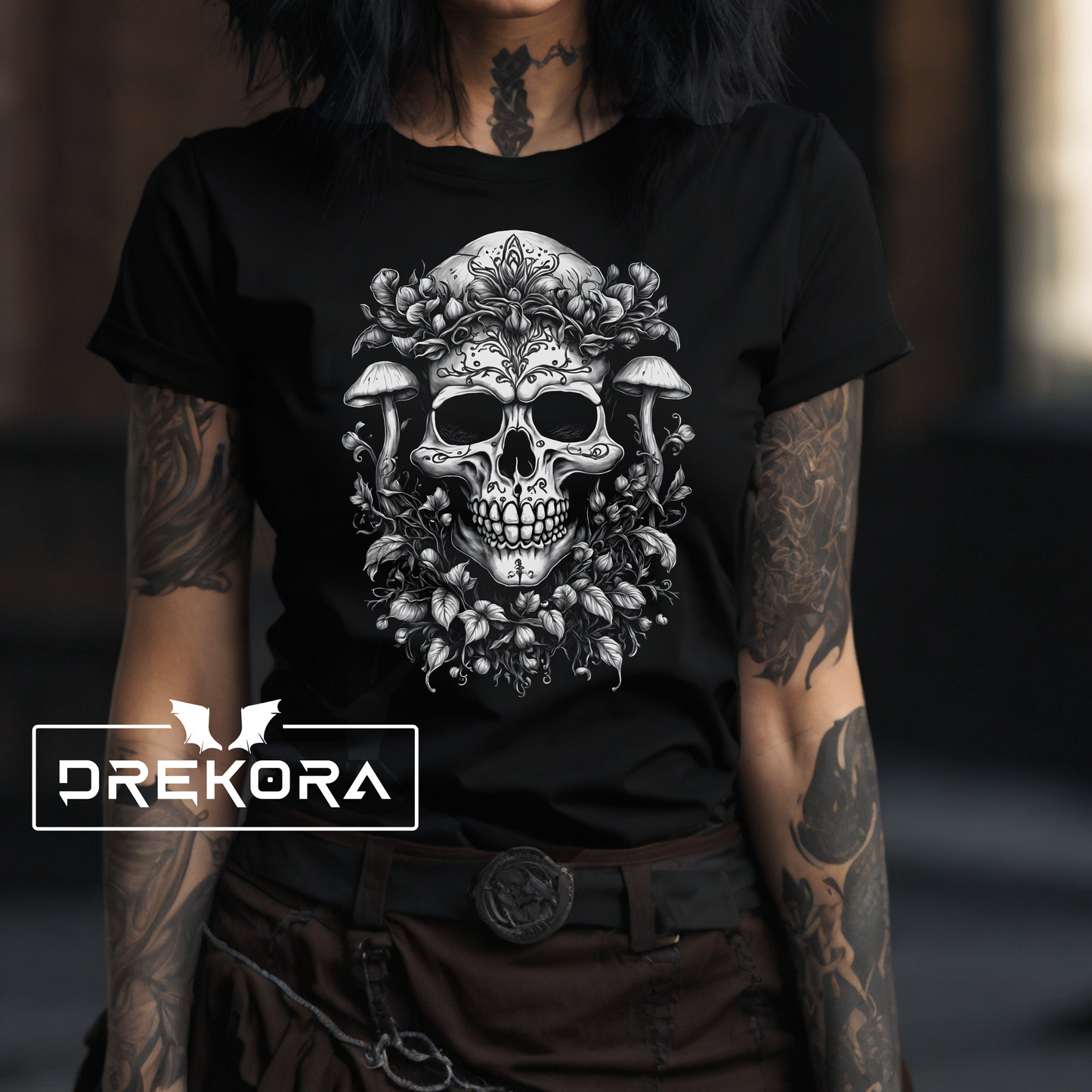 Mushroom Skull T-Shirt