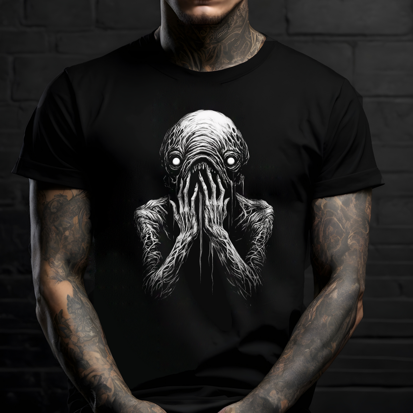 Scared Demon T-Shirt