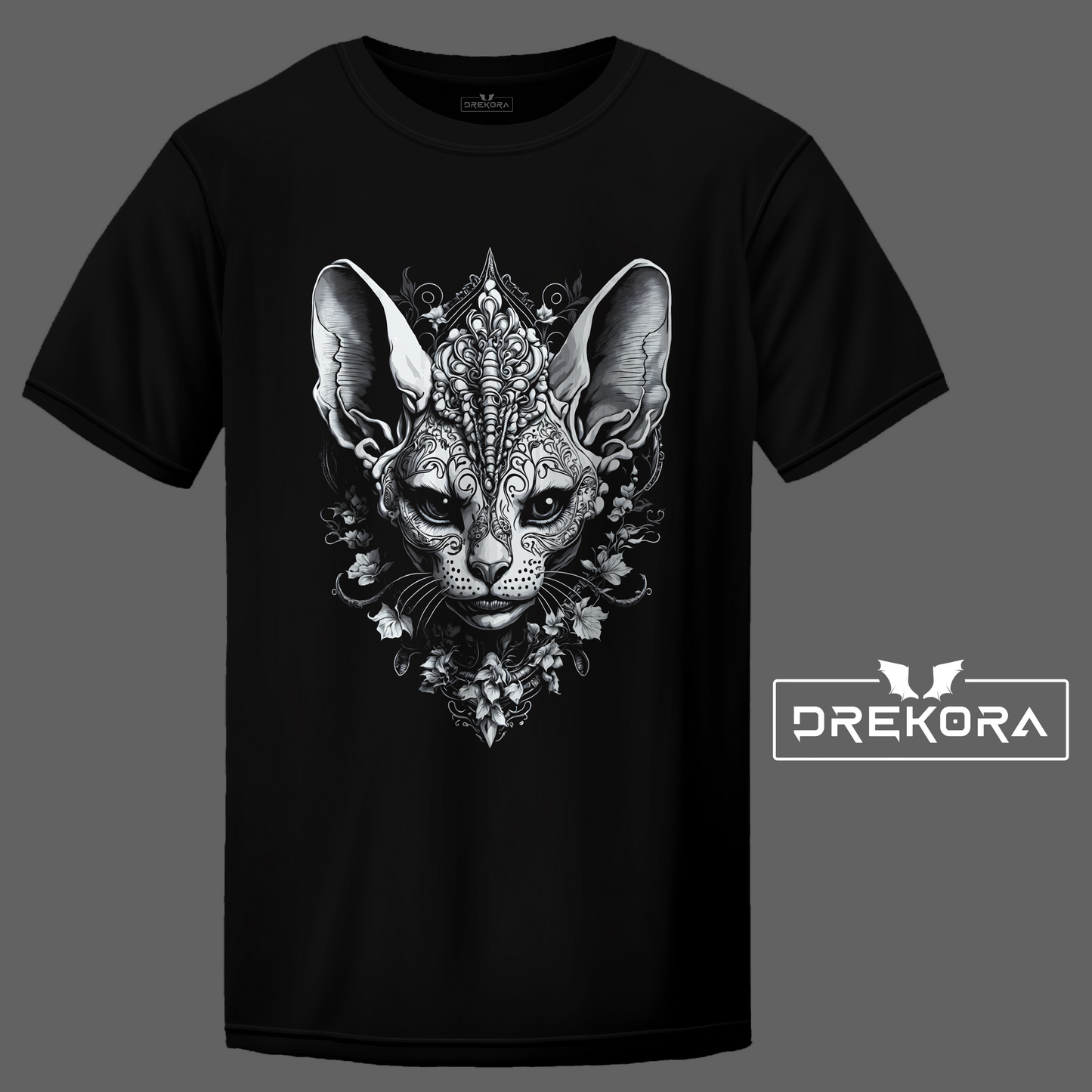 Sphynx Cat with Flowers II T-shirt