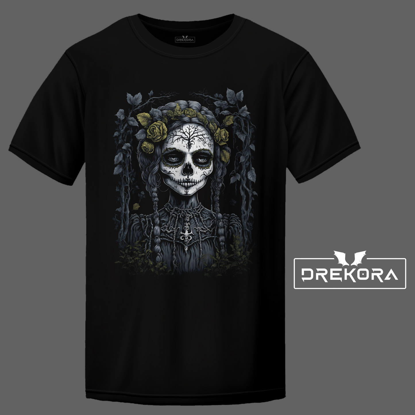 Dia de los Muertos Lady T-Shirt