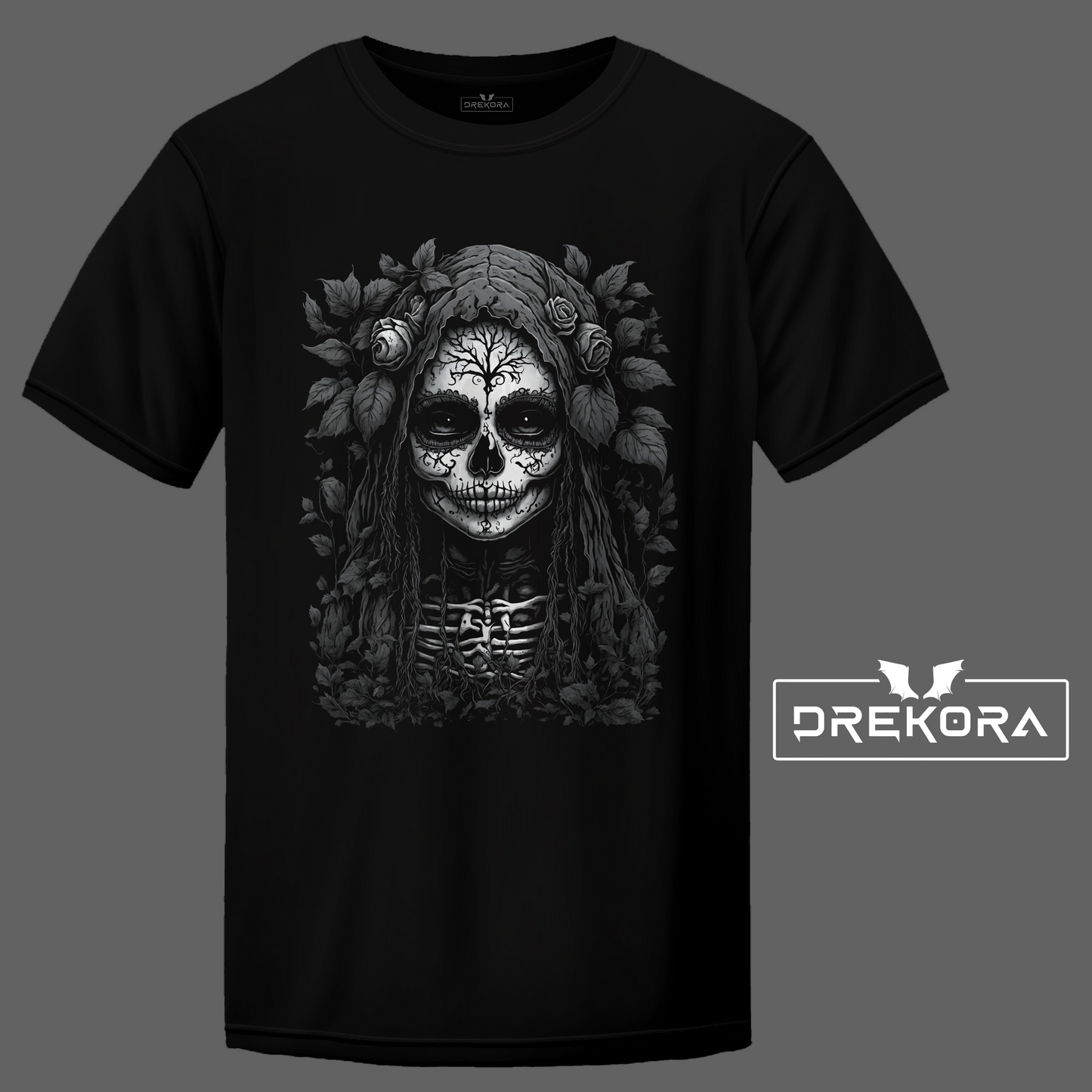 Dia de los Muertos Lady T-Shirt