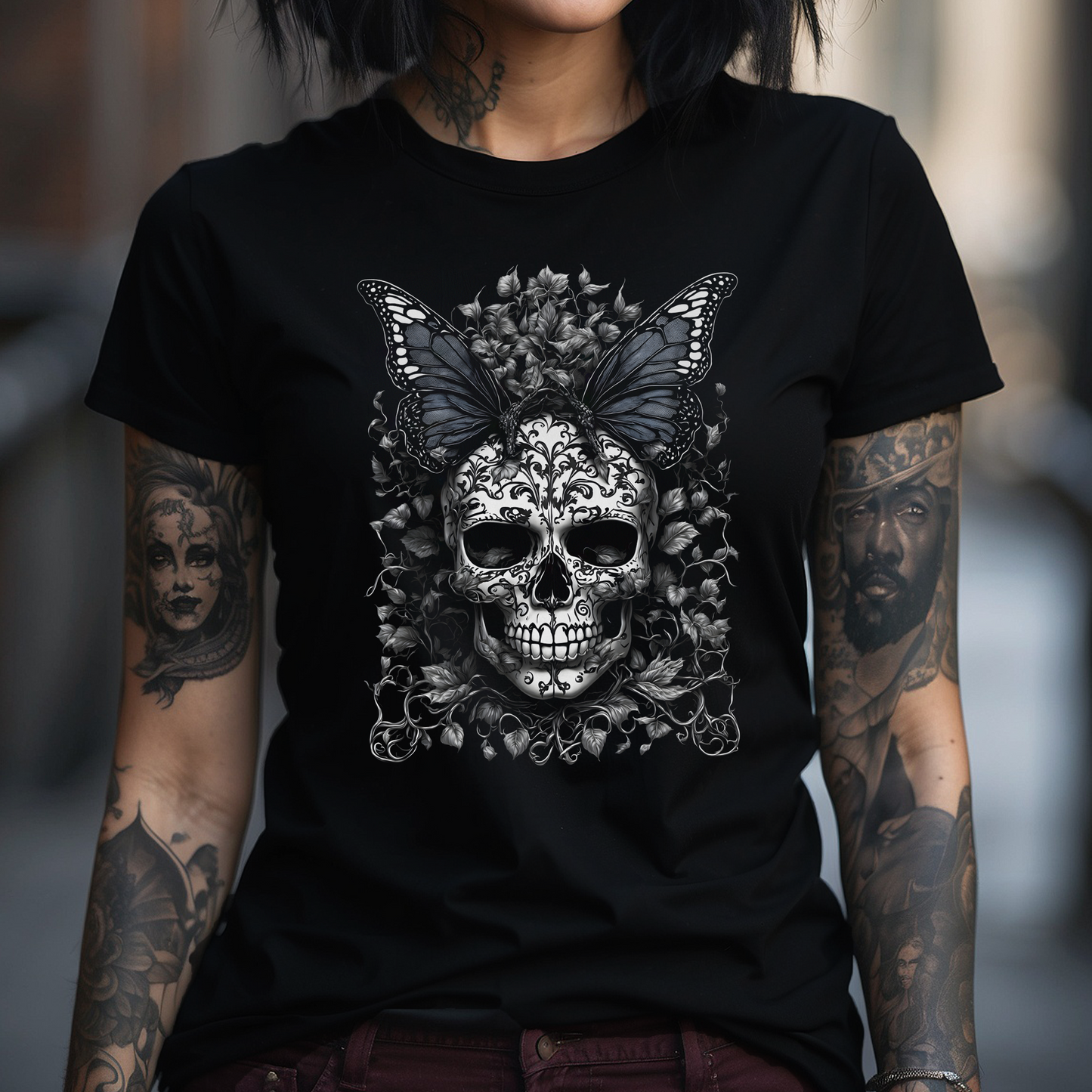 Skull Butterfly T-Shirt