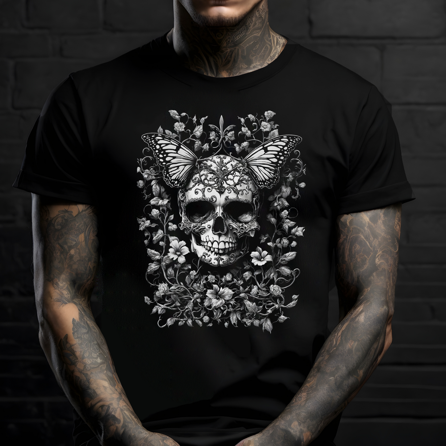 Skull Butterfly T-Shirt