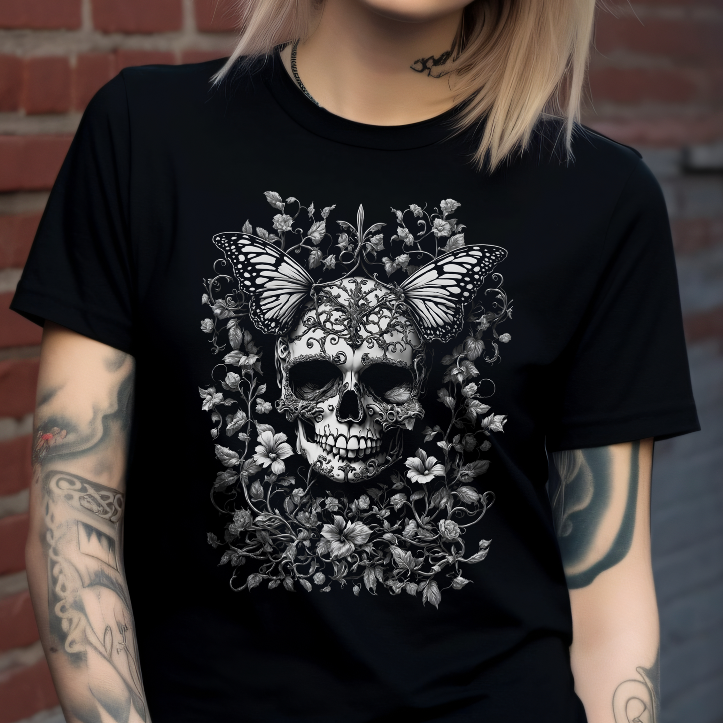 Skull Butterfly T-Shirt