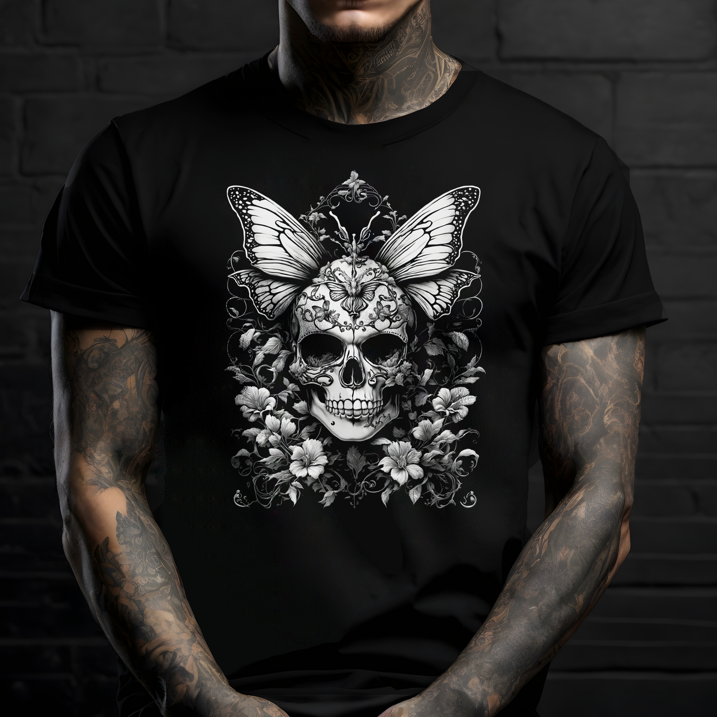 Skull Butterfly T-Shirt