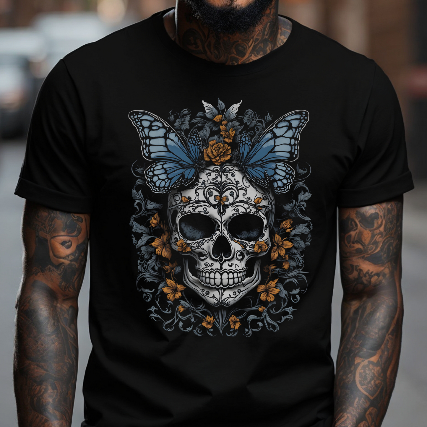 Skull Butterfly T-Shirt